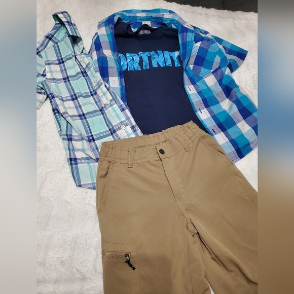 size 8 plaid bundle 4 pieces - Picture 1 of 5